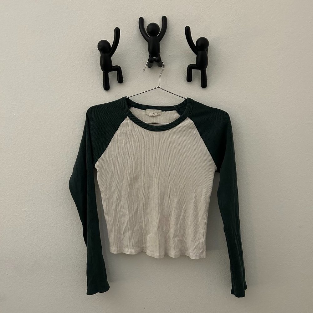 Ivy + Main cropped baseball t-shirt